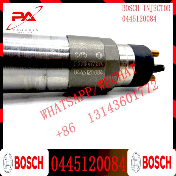 0445120084 Diesel Common Rail Fuel Injector 0445120084 5010477874 or fuel injector 0445120019 0445120084