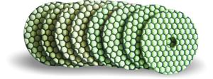 China Dry Diamond Polishing Pads Granite , Concrete Quartz Stone Diamond Sanding Discs factory
