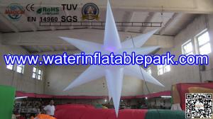 China 1.5m Oxford Stars Inflatable Decoration With LED Light factory