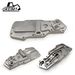China 6735-61-2220 Cover Oil Cooler For Komatsu 6D102-7 PC200-7 Engine factory