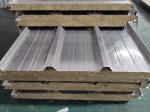 Building Material 50mm Stainless Steel Rock Wool Sandwich Panel