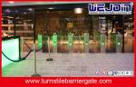 304 Stainless Steel Access Control Turnstile Flap Barrier Entry systems