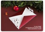 Cardboard Origami Wedding Festival Triangle Gift Box With Handles