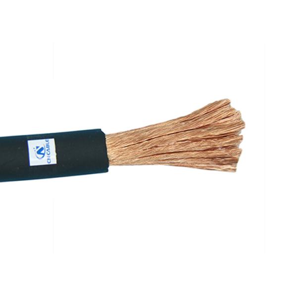 China 1000V 1/0awg 2/0awg Rubber Insulated Welding Cable factory