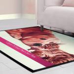 1.8MM Promotion Gifts Polyester Custom Logo Mats 400x600MM