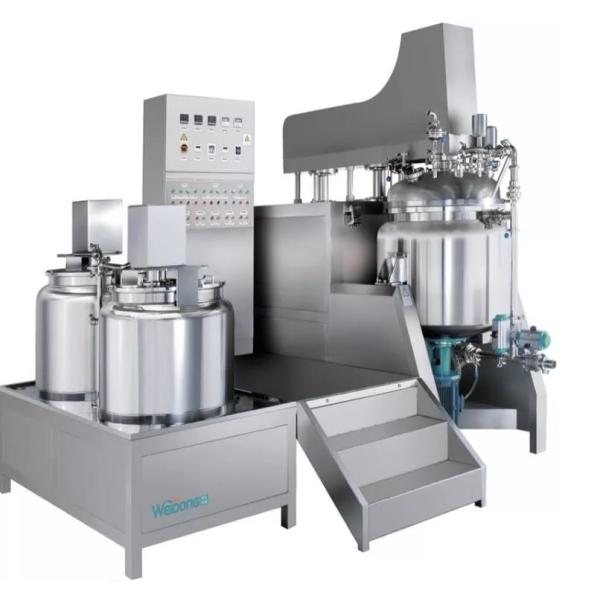 Stable Practical Vacuum Emulsifying Homogenizer , 220V Vacuum Homogenizer Cream
