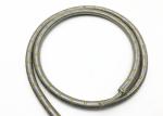 3/8" SBR Rubber Gas Hose with Stainless Steel Braided and Two Yellow Lines