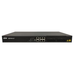 China OP1604E 4 Pon Epon Olt Oem / Odm Design Black Color factory