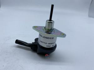 China Fuel Shutoff Solenoid Valve 1G772-60010 1G772-60012 For Kubota 12V Stop Solenoid factory