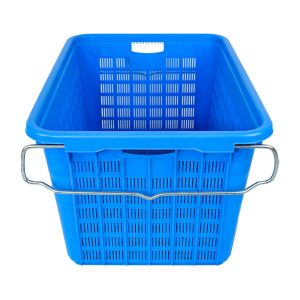 Logo Customized Rectangular Thickened Storage Mesh Crate for Plastic Dislocation