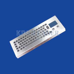 China 64 Keys Industrial Desktop Keyboard , Metal Keyboard With Touchpad factory