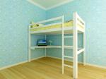 modern bunk bed pine wood