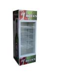 190L retro slim cooler Pepsi beverage cooler / upright display refrigerator