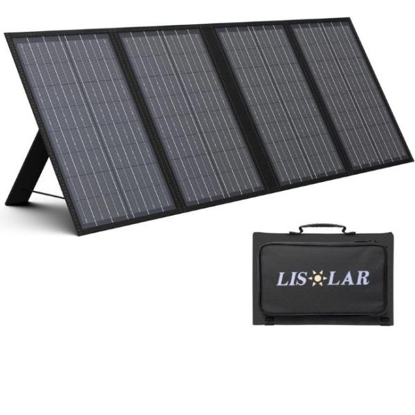 China 60W Monocrystalline Solar Folding Bag Lightweight Portable Folding Solar Panel Kit factory