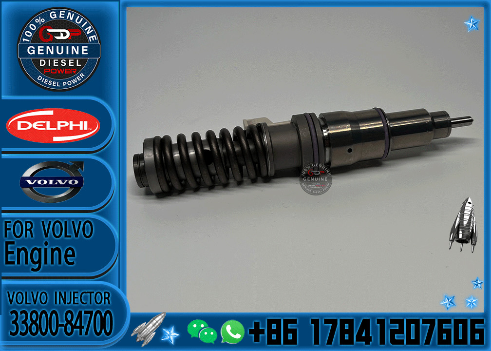 Diesel Fuel Injector 33800-84700 33800-84710 33800-84720 Common Rail Injector BEBE4L01102 For HYUNDAI Engine