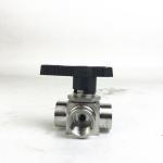 SS Welding 3 Way Thread Ball Valve 8500psi Leak Tight Performance