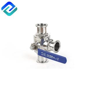 China Sanitary Quick Installed Manual Pneumatic Casting Ball Valve factory