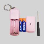 Women Self Defense Keychain Colorful 130db Led Personal Alarm With Aaa Battery