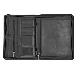China Vegan Leather Business Portfolio With Resumes / Notebook / Document Storage Pockets factory