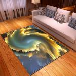 ODM Contemporary Living Room Area Rugs Machine Washable Non Skid
