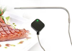 China Bluetooth Digital Remote Meat Bbq Food Thermometer With Stepdown Probe Wireless Transmission factory