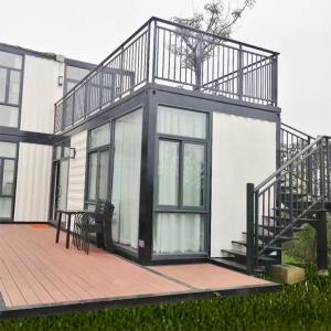 China Zontop Modern Luxury Quick Concrete 20ft 40 Ft Ready Steel Prefab Container House USA Standard Prefabricated Home factory
