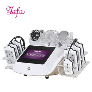 China 6 IN 1portable radio frequency lipo laser slimming ultrasonic liposuction cavitation machine for sale factory