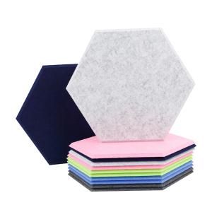China High Density Sound Proof Wall Panels Stylish Hexagon Acoustic Panels factory