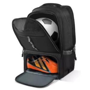 China Basketball Backpack For Boys Gym Sports Soccer Backpack With Ball Mesh Pocket factory
