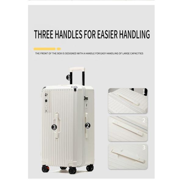 Aluminum alloy trolley suitcase 20/24/28 Large Black heavy-duty spinner Luggage suitcase set with TSA Lock,carry on suitcase,hard shell luggage cases