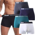Breathable Mid Rise Plus Size Boxers Underwear Bamboo Mens Underwear Boxer
