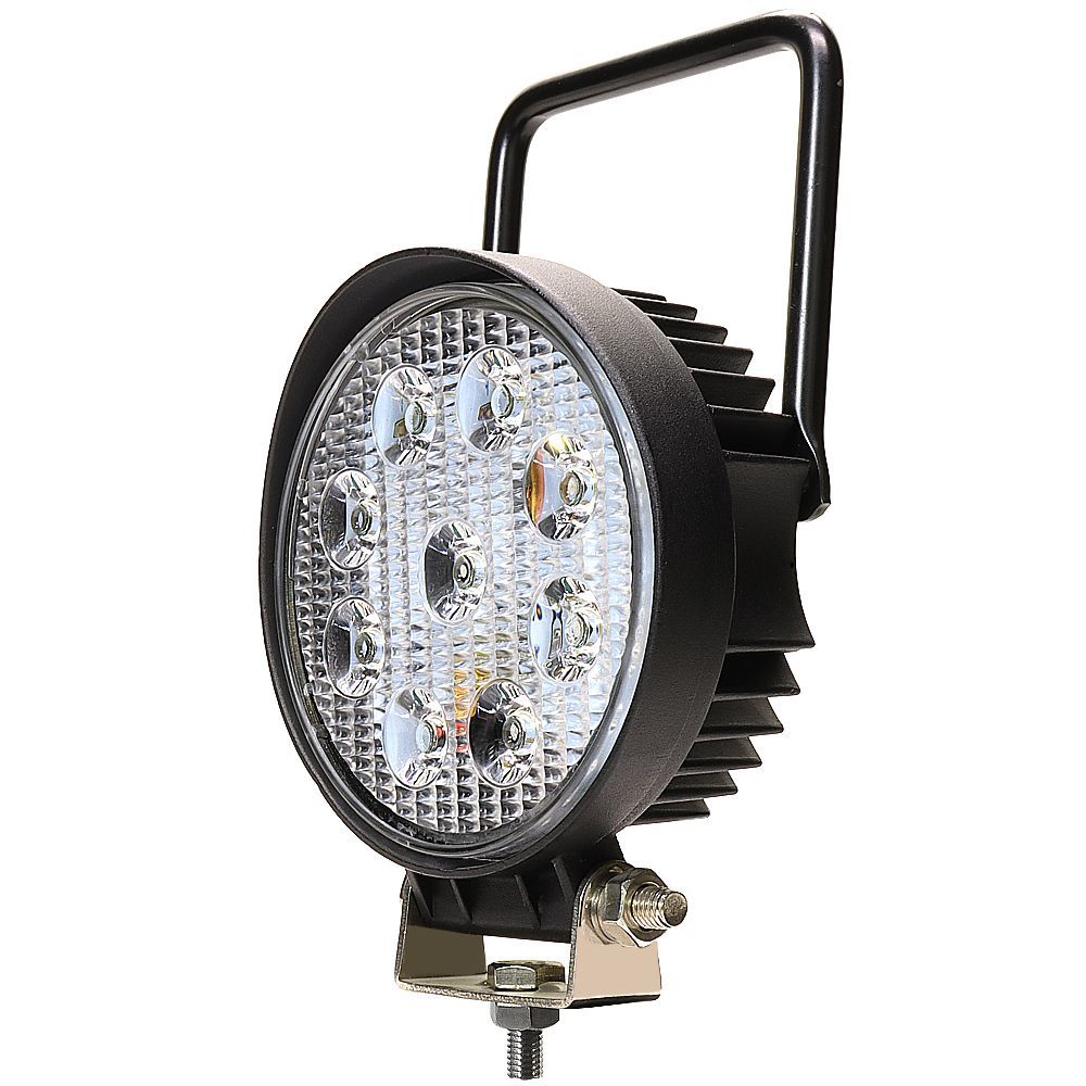 4 Inch 27W Round Portable LED Work Light Spot Magnetic Base 12V 24V