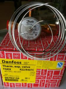 China HVAC Thermostatic Expansion Valves TGEX7.5 067N2156 R22 R407C/-25℃ -40℃ 7.5TR 27KW factory