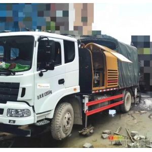 China Shacman 10018 Concrete Pump Truck Mounted HOWO Chassis 9~18Mpa factory