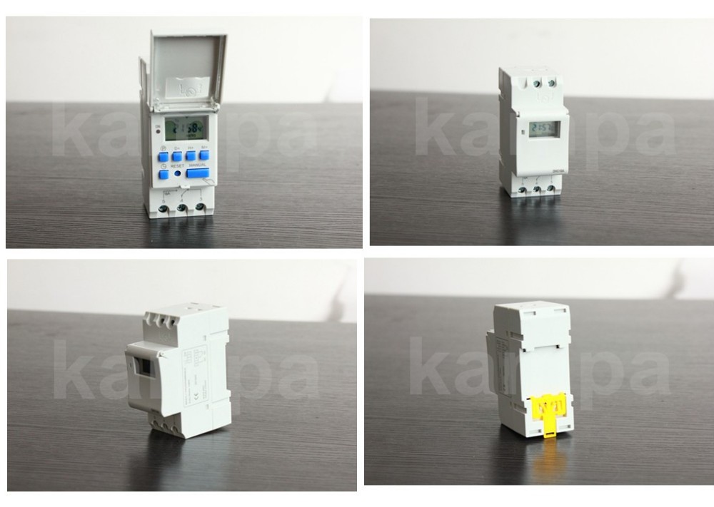 Digital Electronic Timer Switch Kampa DHC15 DC 220V 16A Programmable