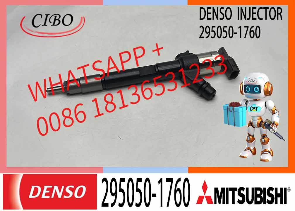 Genuine 295050-1760 Common Rail Injector 295050-1760 1465A439 For MITSUBISHI L200 TRITON 4N15 ENGINE