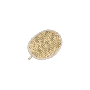 China Spa Exfoliating Oval Sisal Bath Scrubber 16x11 cm For Removing Dead Skin factory