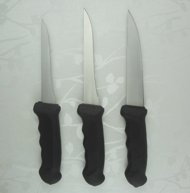 Different Knife Blade Shape Stainless Steel Butcher Knife With PP Handle
