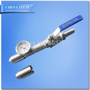 China Electric Lab Equipment IPX5 IPX6 Brass Hose Nozzle, Water Jet Nozzle with Pressure Gauge factory