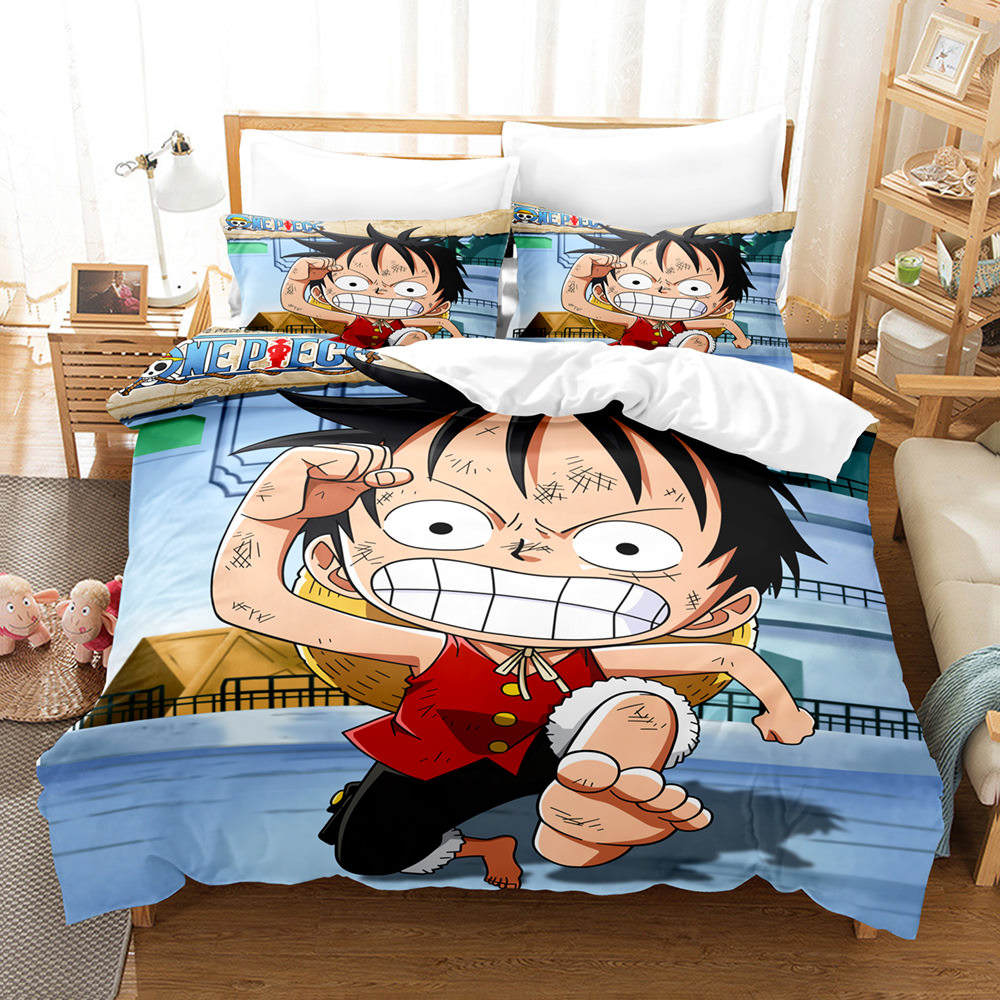 1.8m Bed Linen Sets with Custom Photo Printing 3D Cartoon Characters and 40 Fabric Count