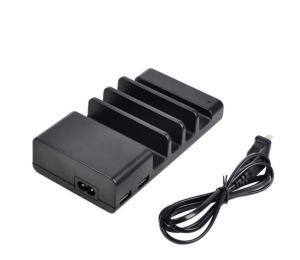China 60W 4 Port Desktop Rapid USB Wall Charger / Tablet Charging Station For School factory