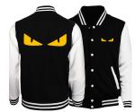 custom made satin baseball coats/wholesale satin baseball jackets/fashion