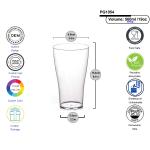 High Durable Acrylic Beer Glasses Food Grade Plastic Pint Beer Glass