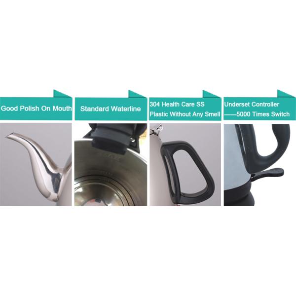 Quick Boiling Small Capacity Electric Kettles Time Saving Built In Filter