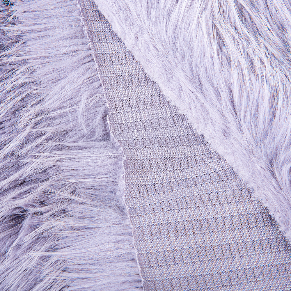 Long Pile Faux Fur Fabric with 100% Polyester Back Material and 58/60" Width