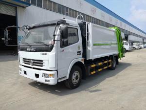 China 5 Ton Rear Loading Garbage Compactor Truck 4 X 2 Dongfeng 120hp 5CBM factory
