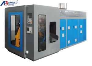 China 1L lubricant oil bottle HDPE plasitc extrusion automatic blow moulding machinery factory
