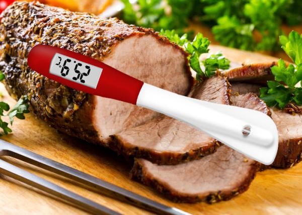 Food Grade Silicone Spatula Thermometer Digital Food Thermometer For Chocolate