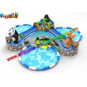 China Beach Large Inflatable Water Parks , Pool Toys Inflatable Water Slides on sale