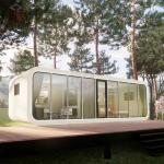 Smart Capsule Houses Apple Prefabricated Pod Homes Cabin OEM